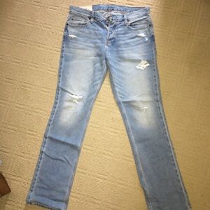 Men’s Hollister Slim Straight ripped jeans, 34/34